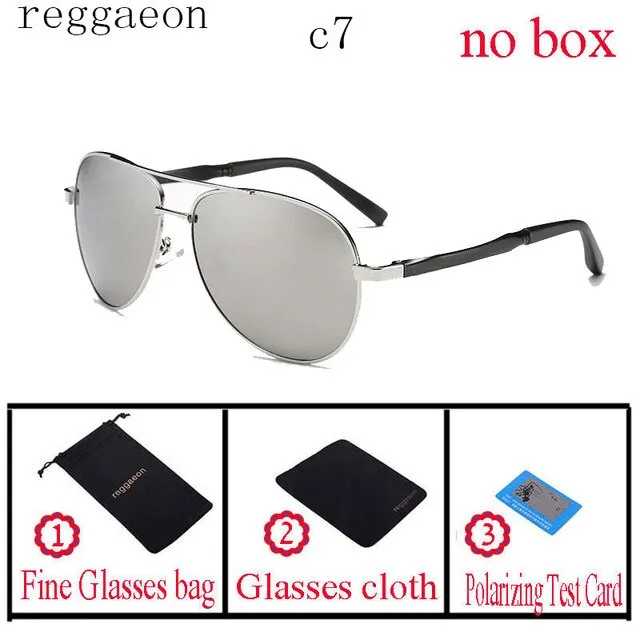 2019 classic reggaeon Brand Design Hot Sunglasses Men Polarized UV400 Eyes Protect Sports Coating Sun Glasses Google Pilot 1306