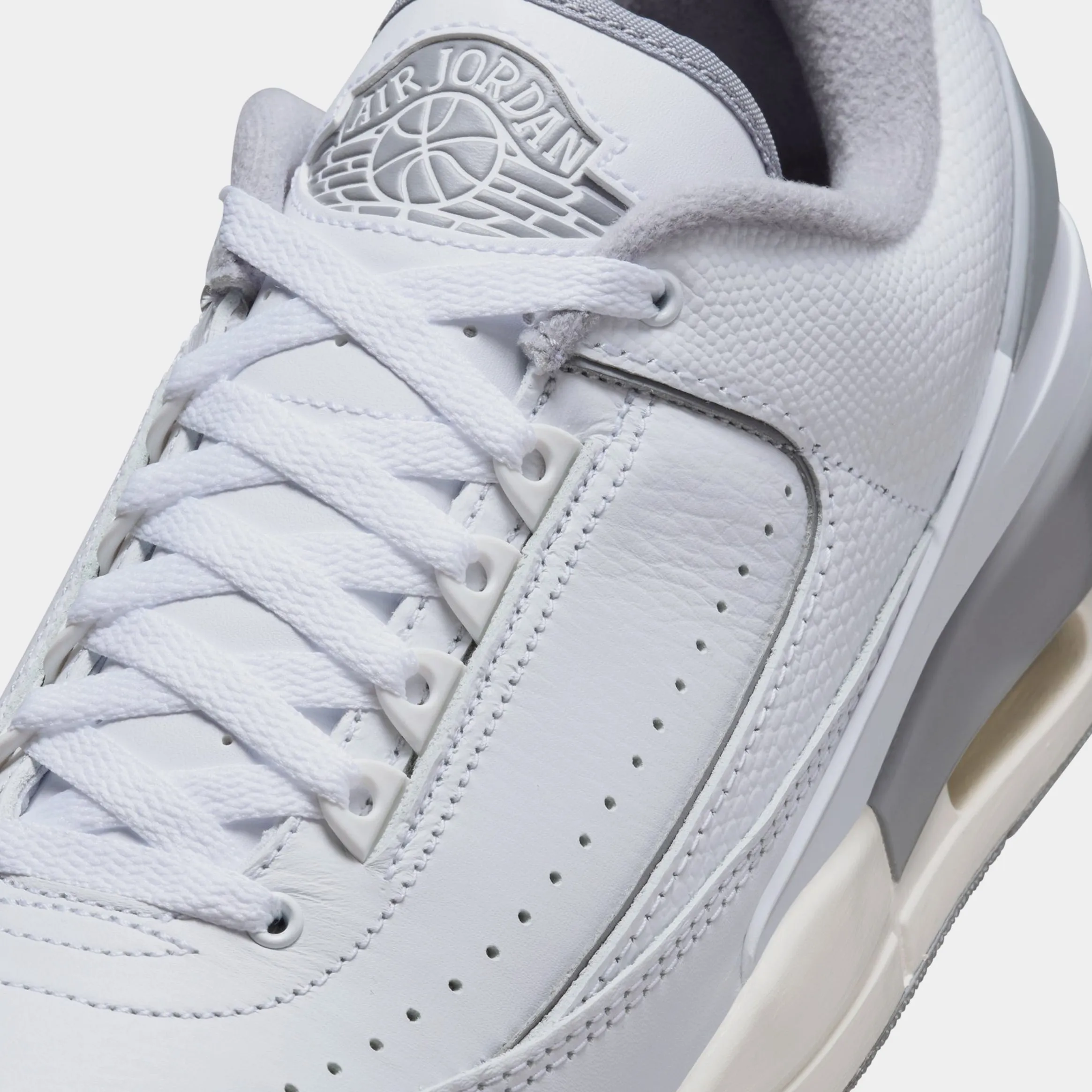 Air Jordan 2/3 Mens Lifestyle Shoes (White/Sail/Cement Grey)