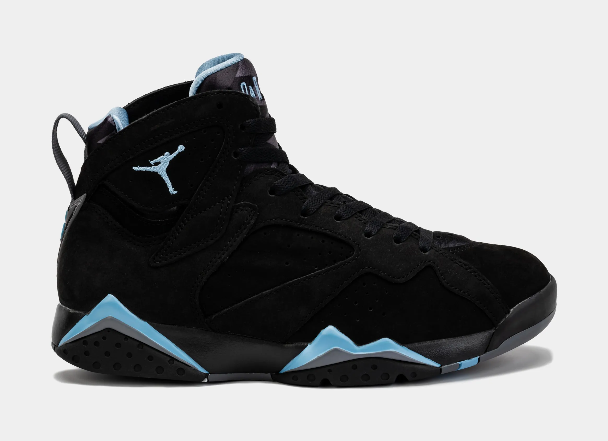 Air Jordan 7 Retro Chambray Mens Lifestyle Shoes (Black/Blue)