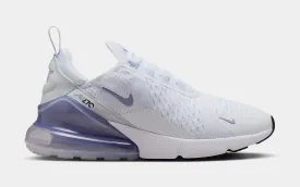 Air Max 270 Blue Whisper Womens Lifestyle Shoes (White/Football Grey/White/Blue Whisper)