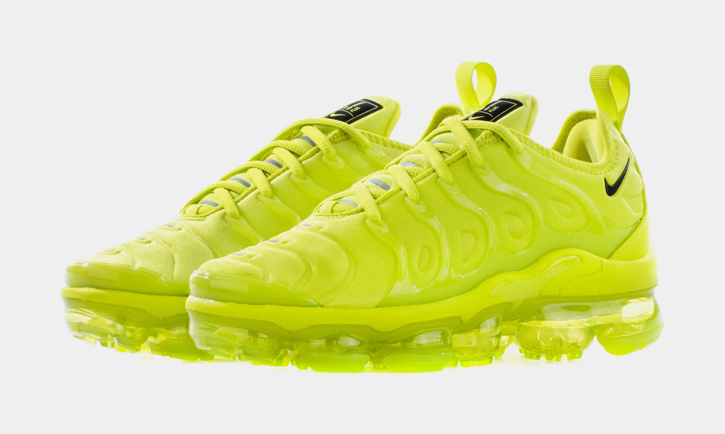 Air VaporMax Plus Tennis Ball Womens Lifestyle Shoes (Neon Yellow)