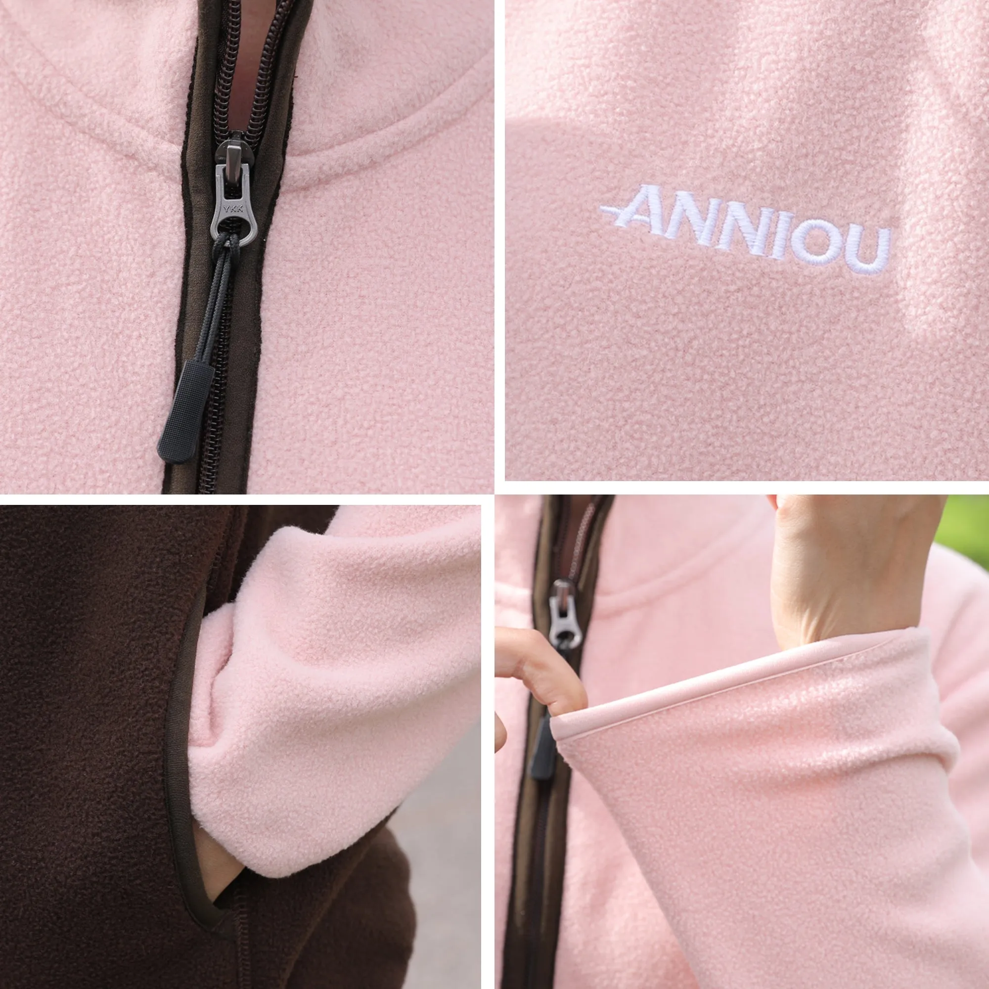 Anniou Men and Women's Polar Fleece Sweatshirt