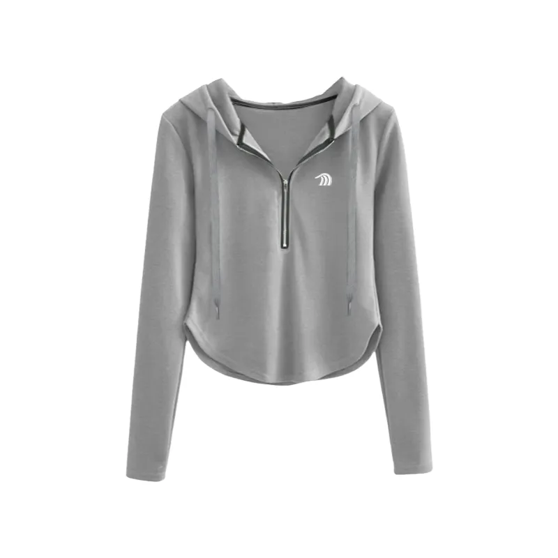 Anniou Women's Half Zip Up Hoodie