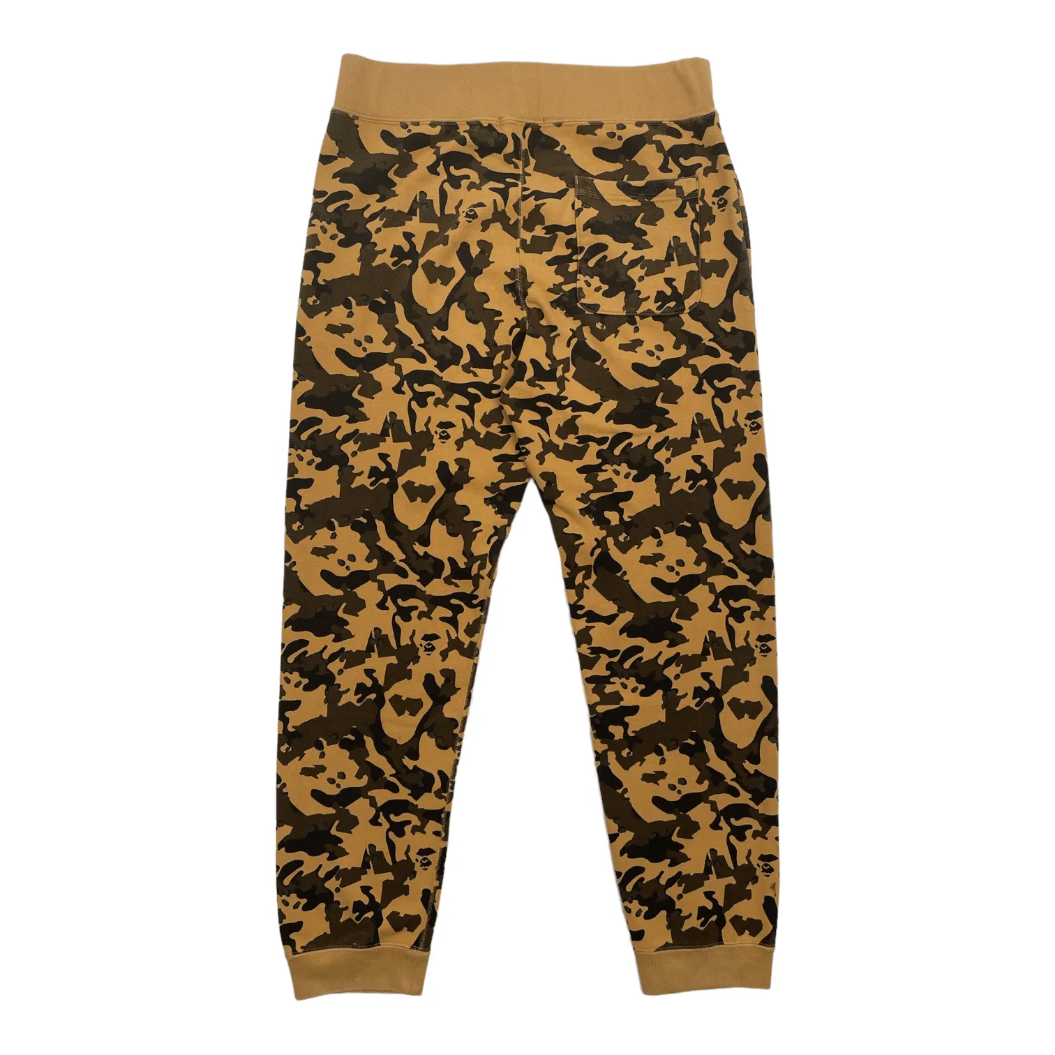 BAPE Desert Camo Shark Slim Sweatpants Yellow Pre-Owned