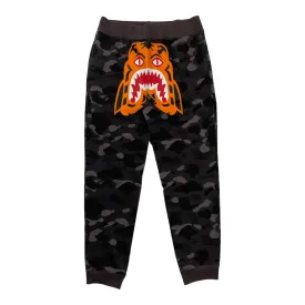 BAPE Tiger Sweatpants Black Camo Pre-Owned