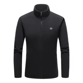 Black Heated Fleece Jacket