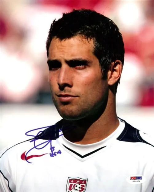 Carlos Bocanegra Autographed 8x10 Photo Team USA PSA/DNA #U54456