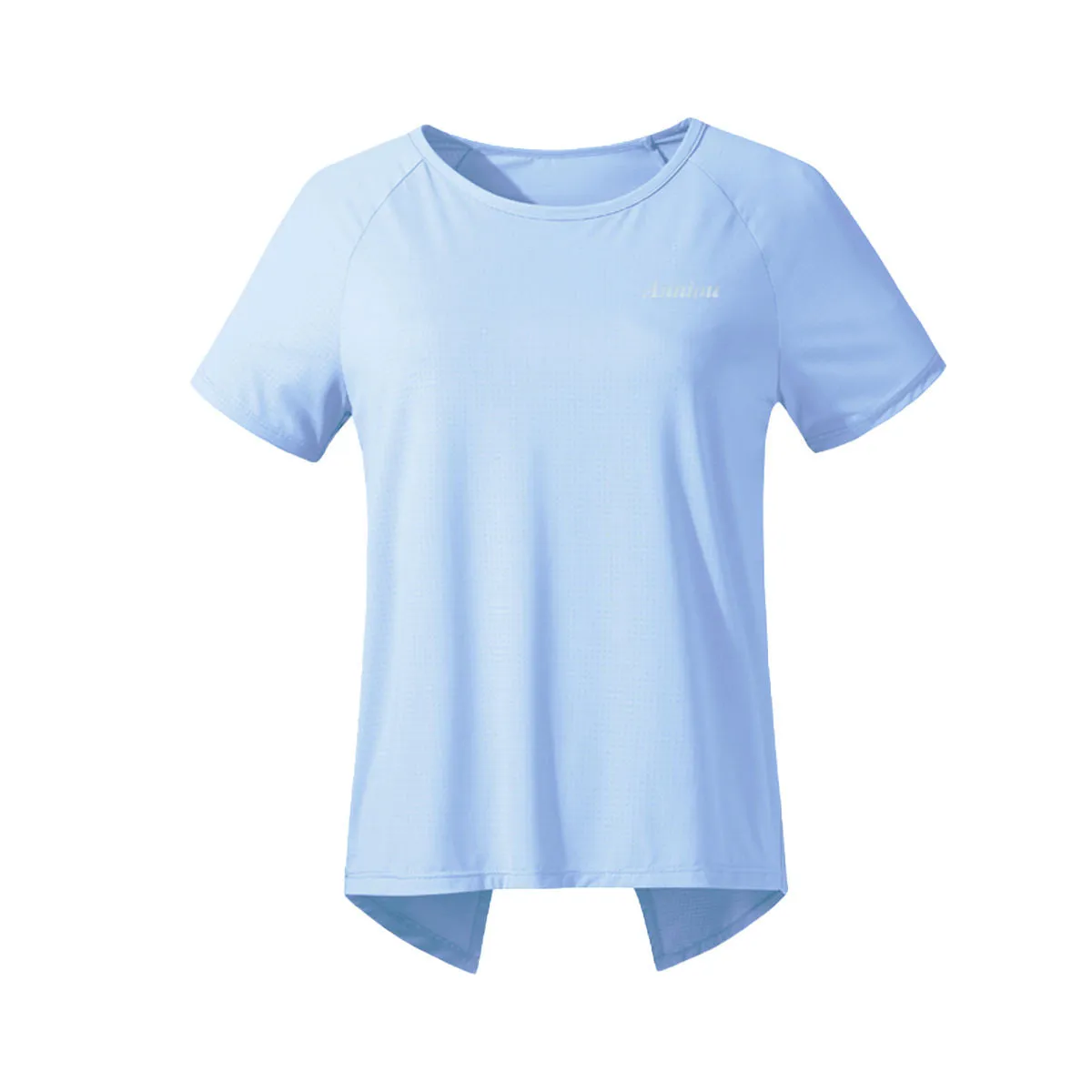 Casual Women's Summer Ice Silk Breathable Sunscreen T-shirt UPF50  Outdoor Running Fitness Yoga Clothes Quick dry Short Sleeve Top