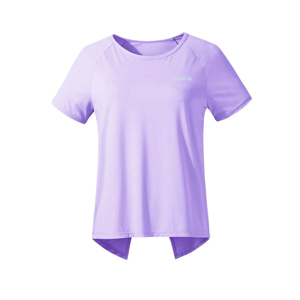 Casual Women's Summer Ice Silk Breathable Sunscreen T-shirt UPF50  Outdoor Running Fitness Yoga Clothes Quick dry Short Sleeve Top