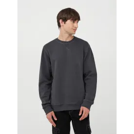 Charcoal Basic Regular Fit Sweatshirt