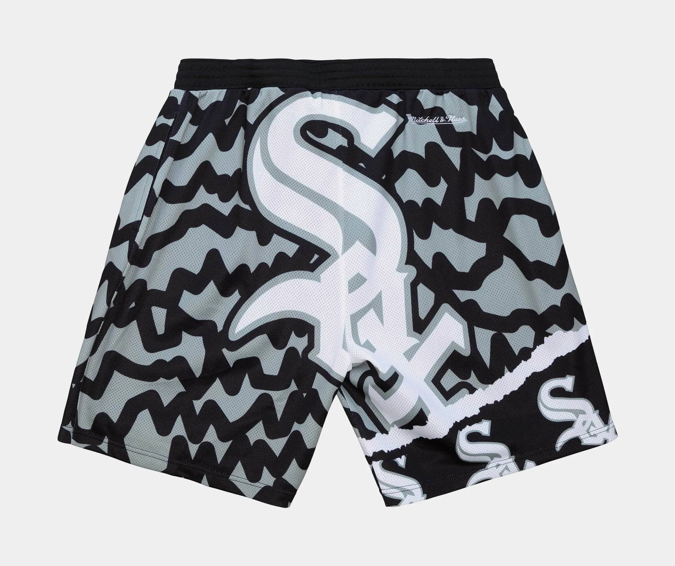 Chicago White Sox Jumbotron 2.0 Sublimated Shorts Mens Shorts (Black/White)