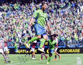 Clint Dempsey Autographed 16x20 Photo Seattle Sounders Fanatics Holo Stock #194856