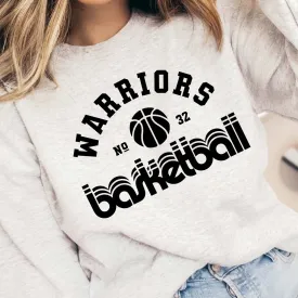 CUSTOM BASKETBALL TEAM & NUMBER | Crew Sweatshirts