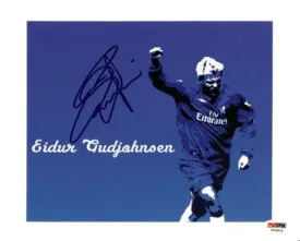 Eidur Gudjohnsen Autographed 8x10 Photo Barcelona PSA/DNA #U54803