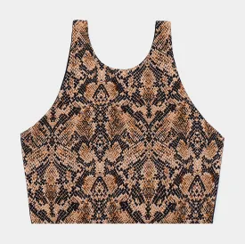 Ella Reversaile Tank Womens Top (Brown)