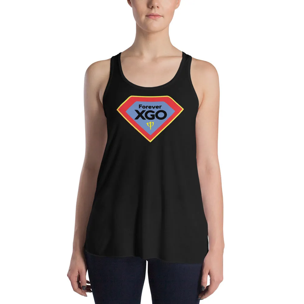 Forever XGO Ladies Flowy Tank Club Med shirt by Bella   Canvas- Racerback Tank