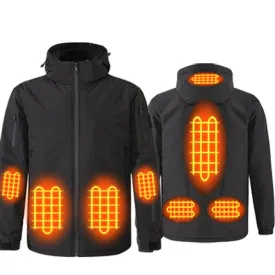 Heated Hooded Hardshell Jacket