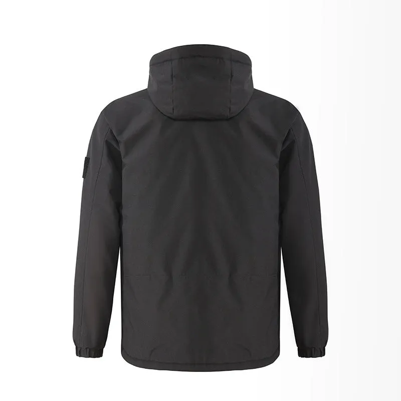 Heated Hooded Hardshell Jacket