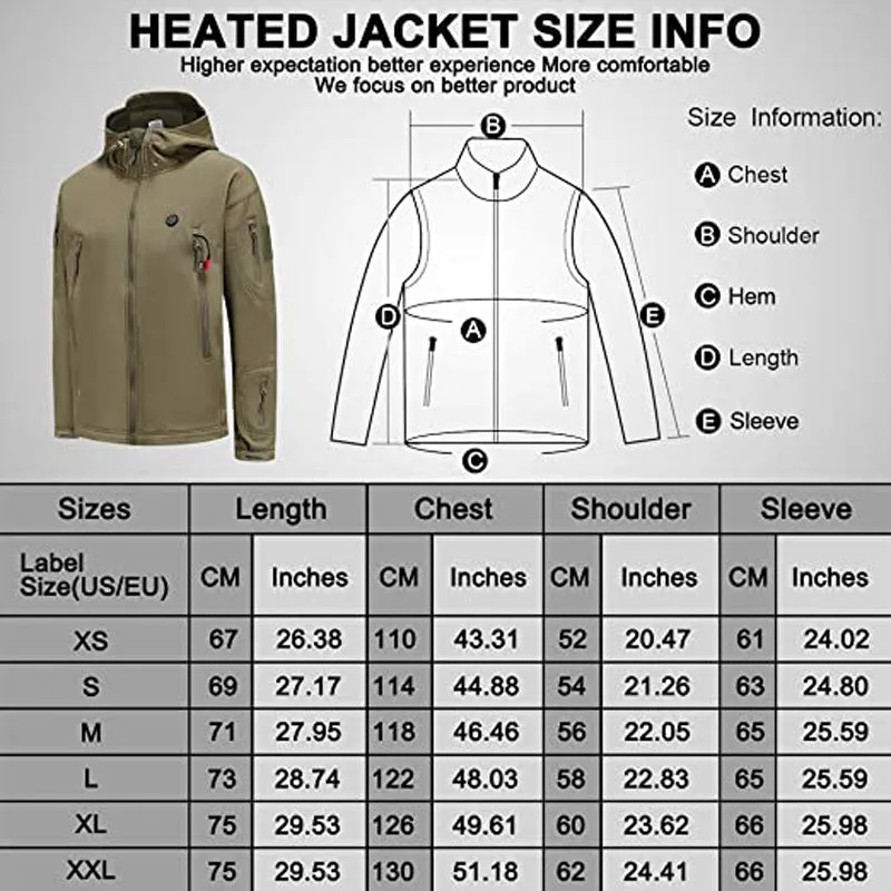 Heated Parka Jacket