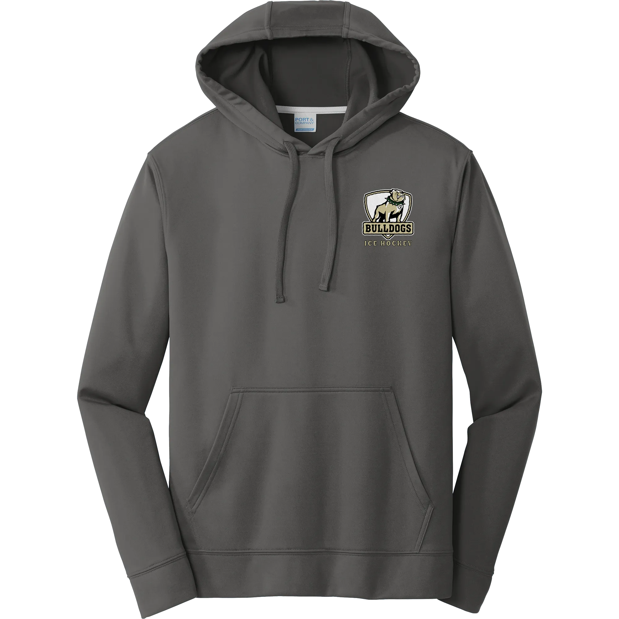 HVM Bulldogs Performance Fleece Pullover Hooded Sweatshirt