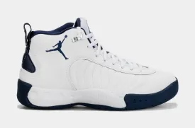 Jumpman Pro Mens Basketball Shoes (White/Blue)