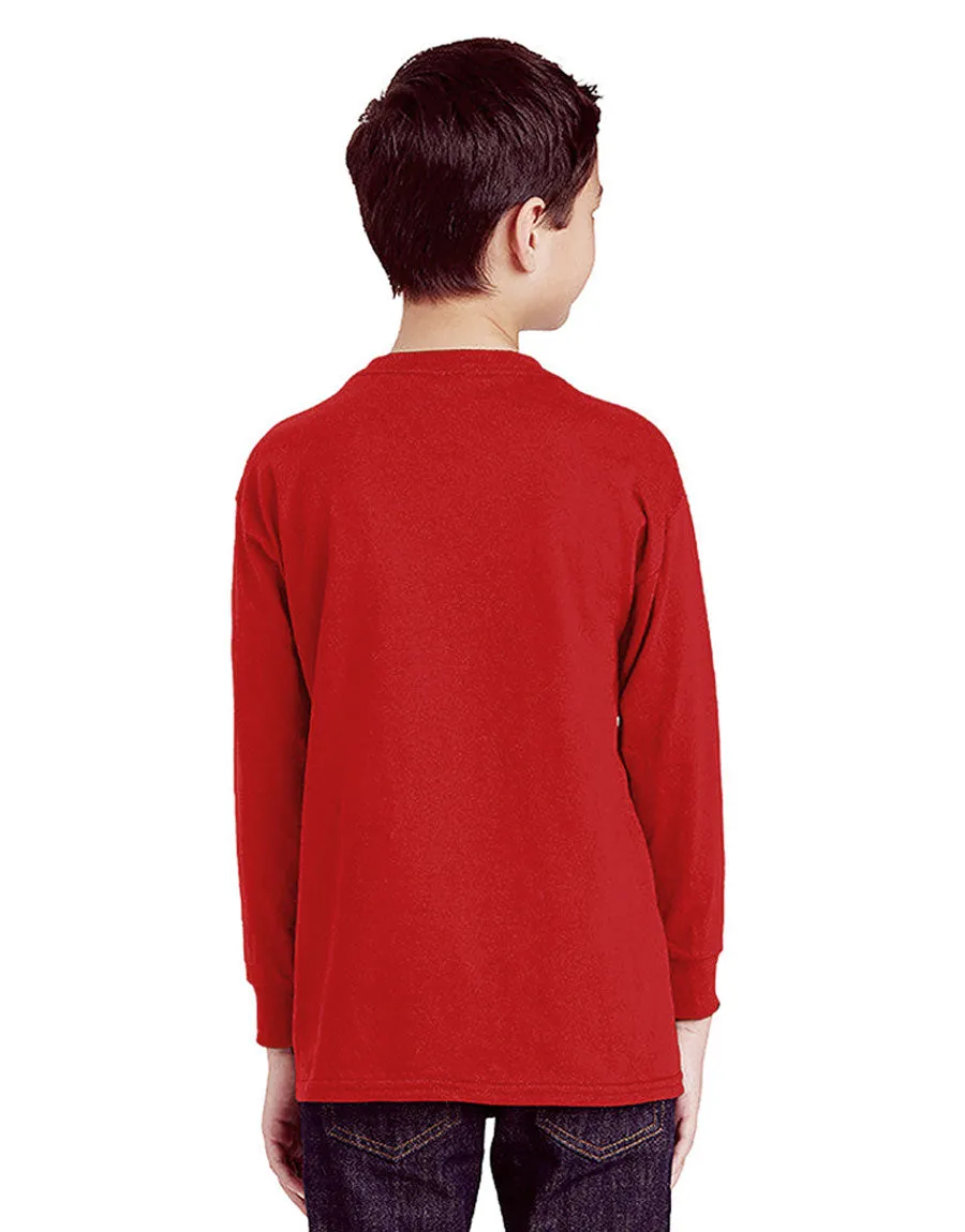 Kid's Basic Fleece Sweat Shirt-Red