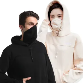 Men and Women's Mask Hoodie