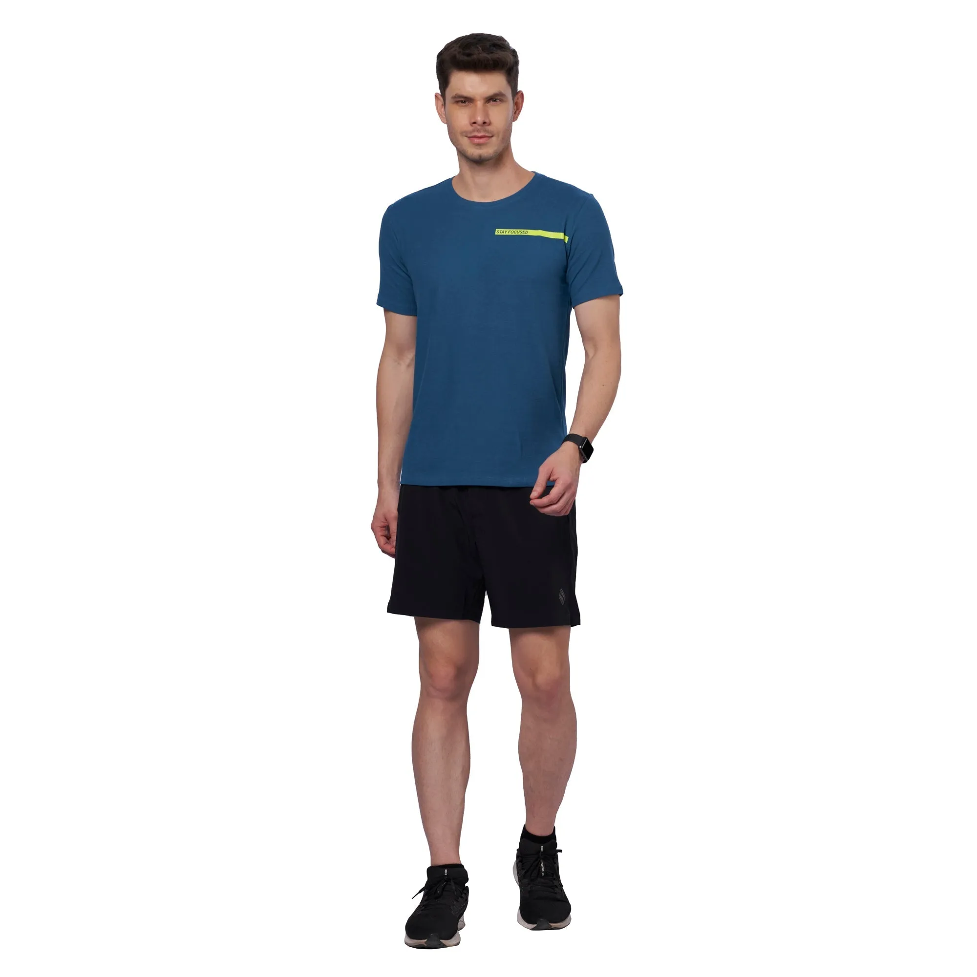 Men Breathable Training Outdoor T-Shirt (Blue)