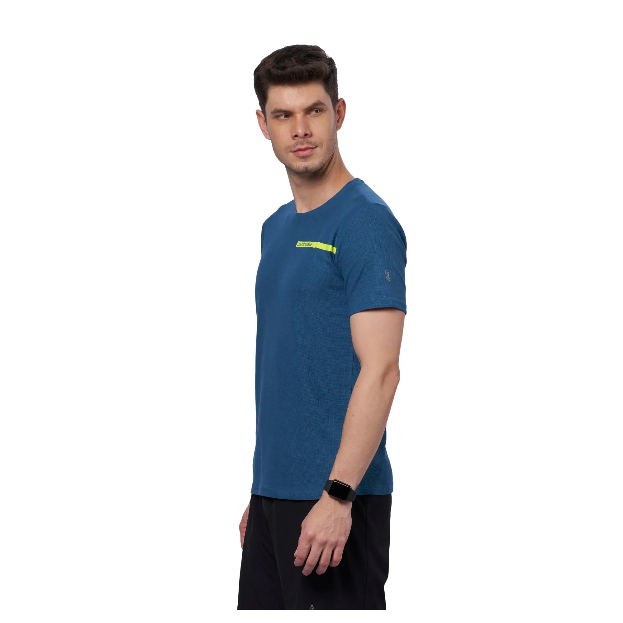 Men Breathable Training Outdoor T-Shirt (Blue)