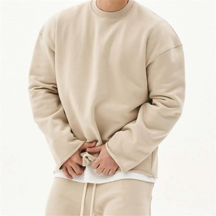 Men O-Neck Bodybuilding Sports Sweatshirt