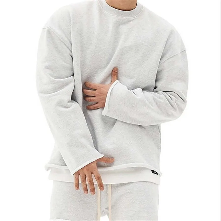 Men O-Neck Bodybuilding Sports Sweatshirt