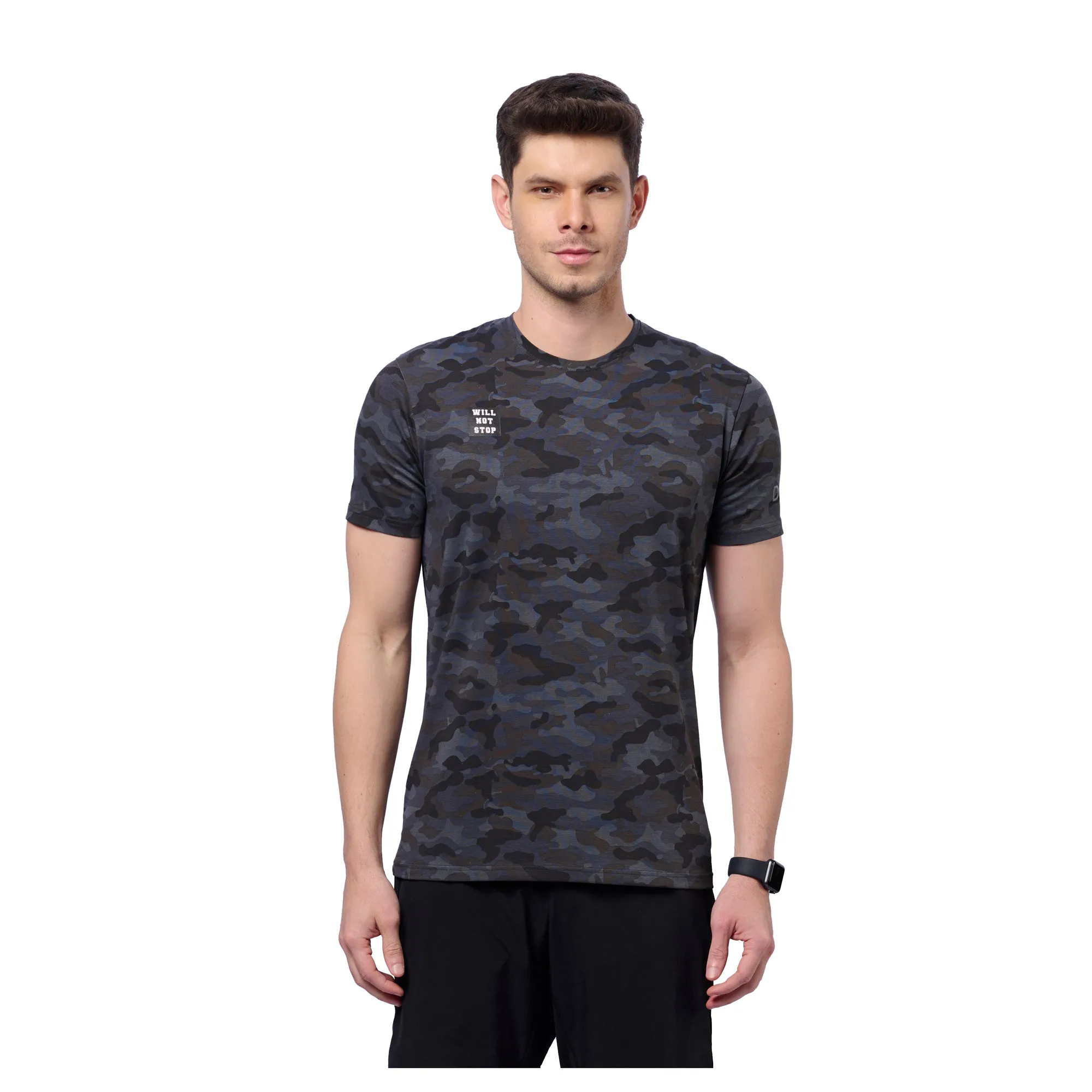 Men's Camouflage Outdoor T-Shirt for Running/Training/ Gym workout/sports