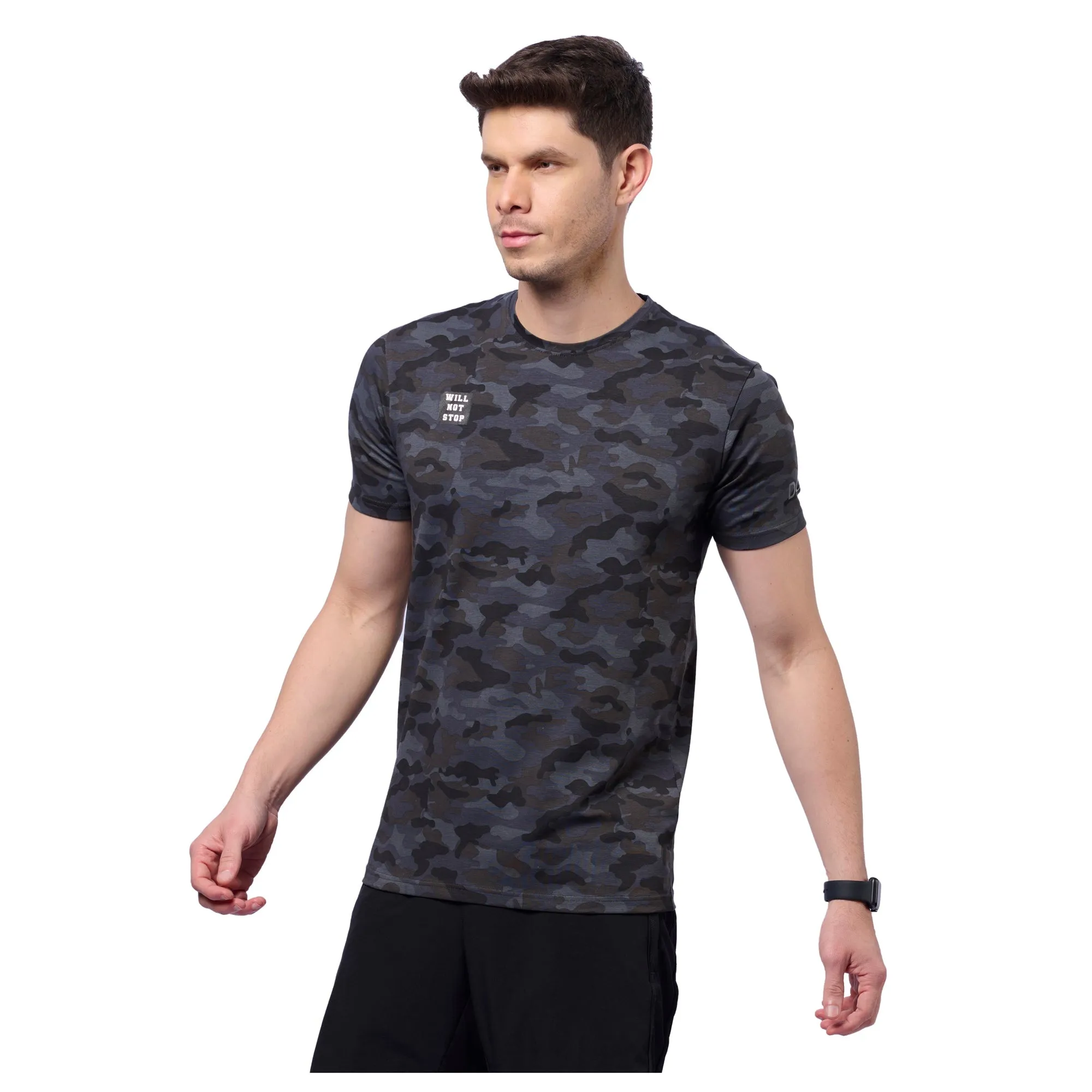 Men's Camouflage Outdoor T-Shirt for Running/Training/ Gym workout/sports