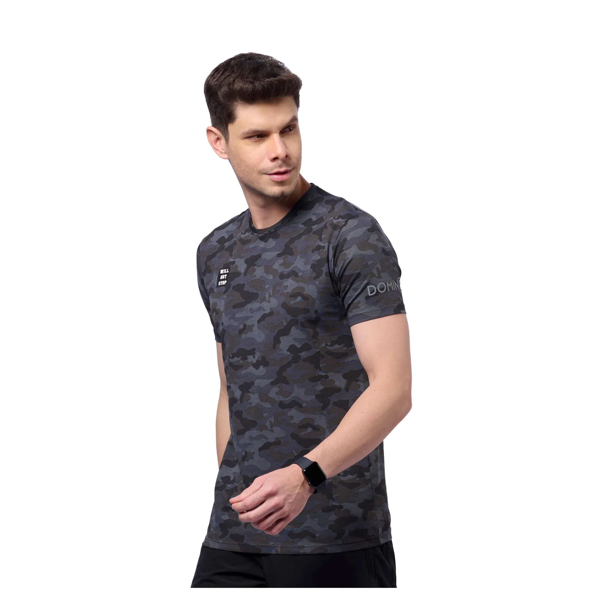 Men's Camouflage Outdoor T-Shirt for Running/Training/ Gym workout/sports