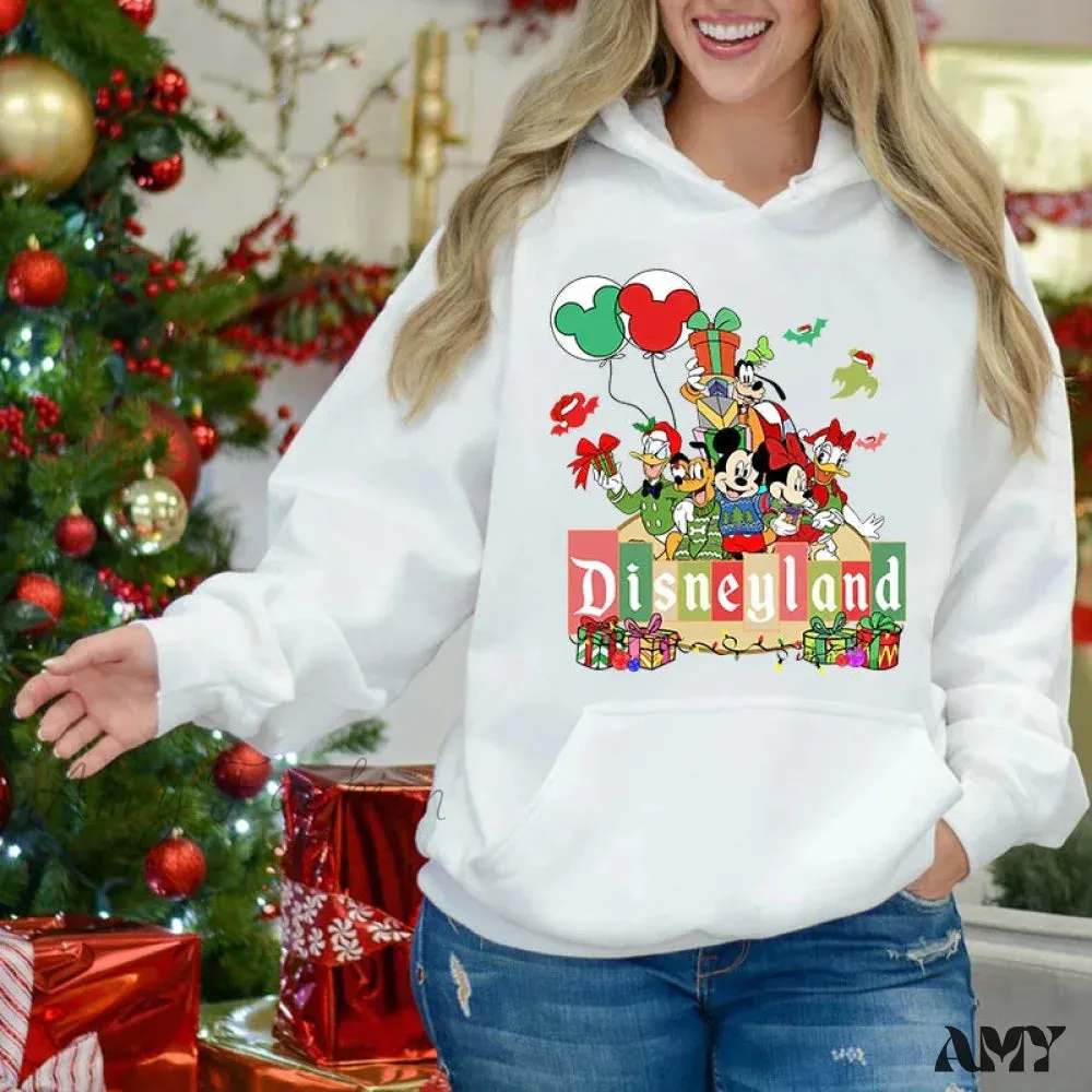 Mickey Mouse Velvet Sports Christmas Hoodie