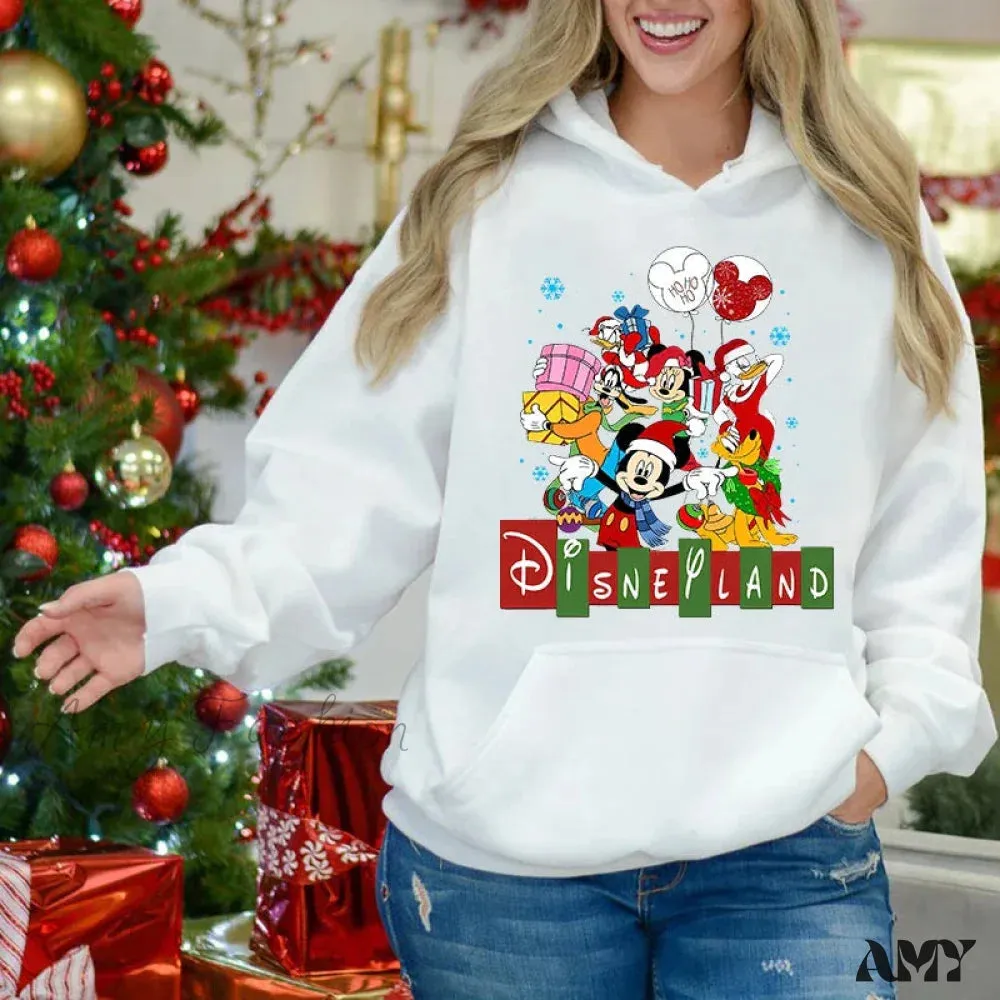 Mickey Mouse Velvet Sports Christmas Hoodie