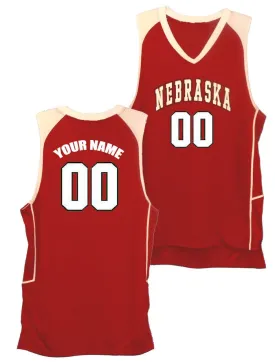 Nebraska Cornhuskers Customizable College Style Basketball Jersey