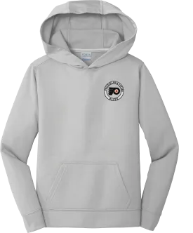 Philadelphia Flyers Elite Youth Performance Fleece Pullover Hooded Sweatshirt