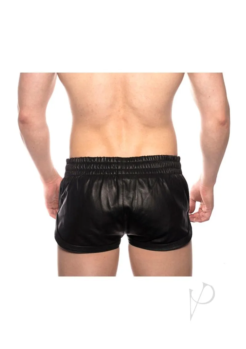 Prowler Red Leather Sport Shorts Blk Xxl