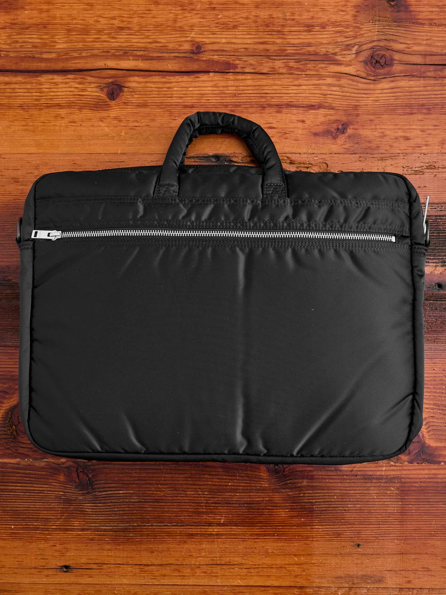 "Tanker" 2-Way Briefcase in Black