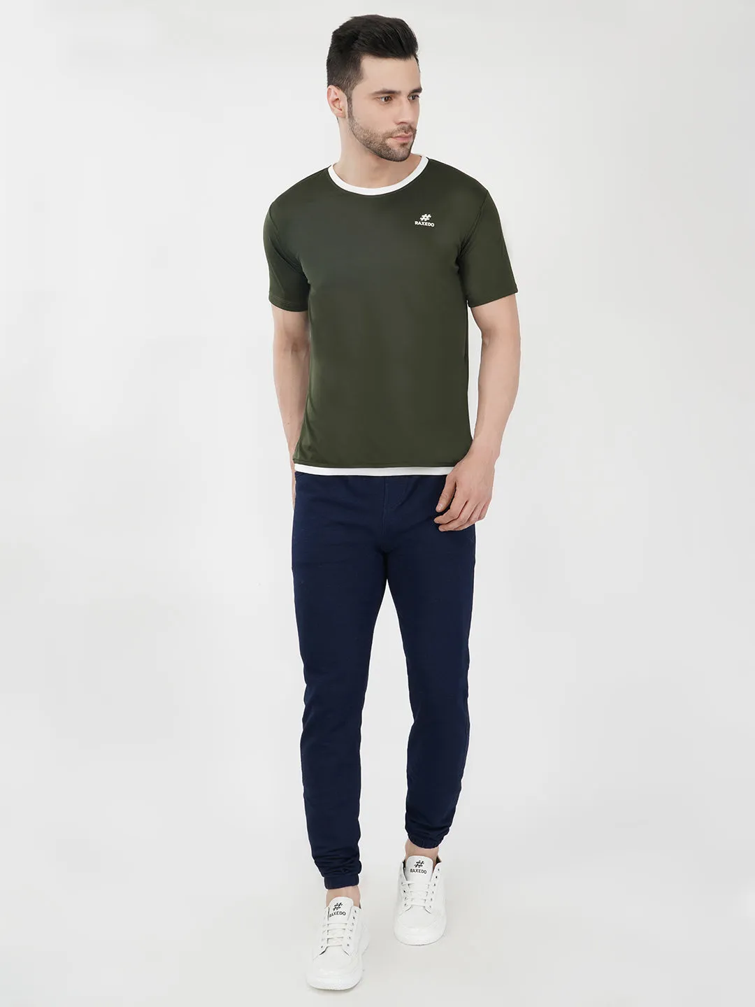 Round Neck Striped T-shirt for Men