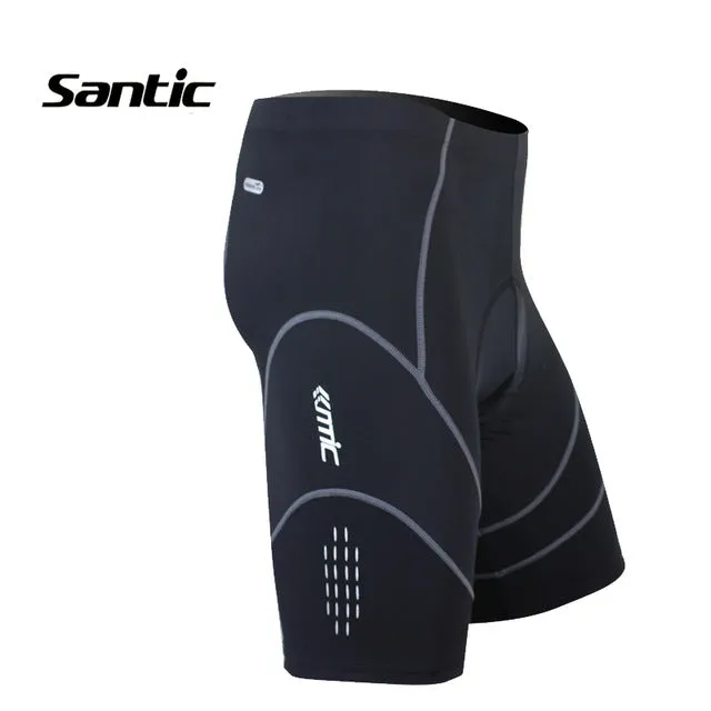 Santic Coolmax 4D Padded Cycling Shorts Shockproof MTB Road Bike Shorts Reflective  Bermuda Ciclismo S-XXXL MC05034