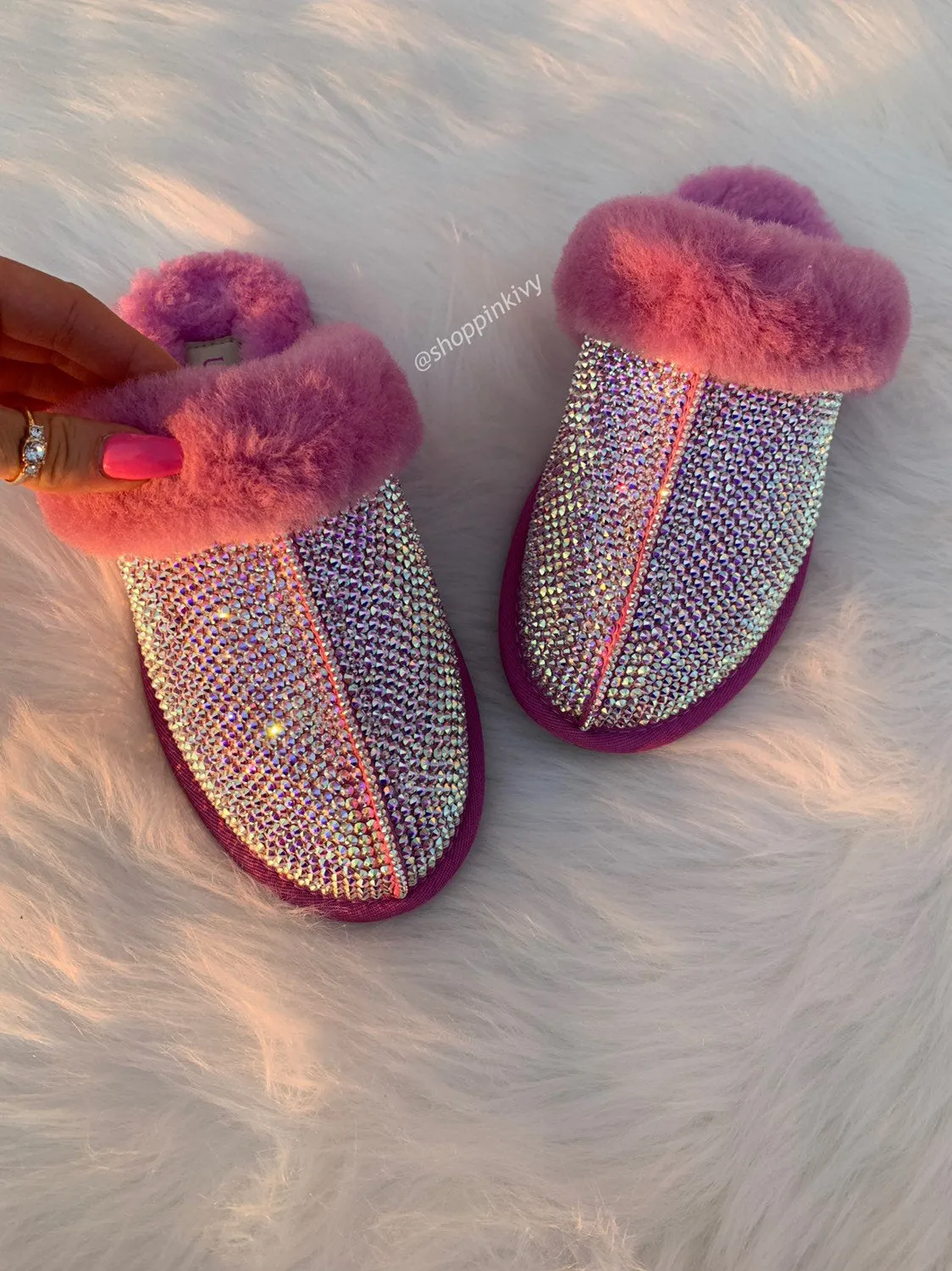 Swarovski Ugg Scuffette Slippers