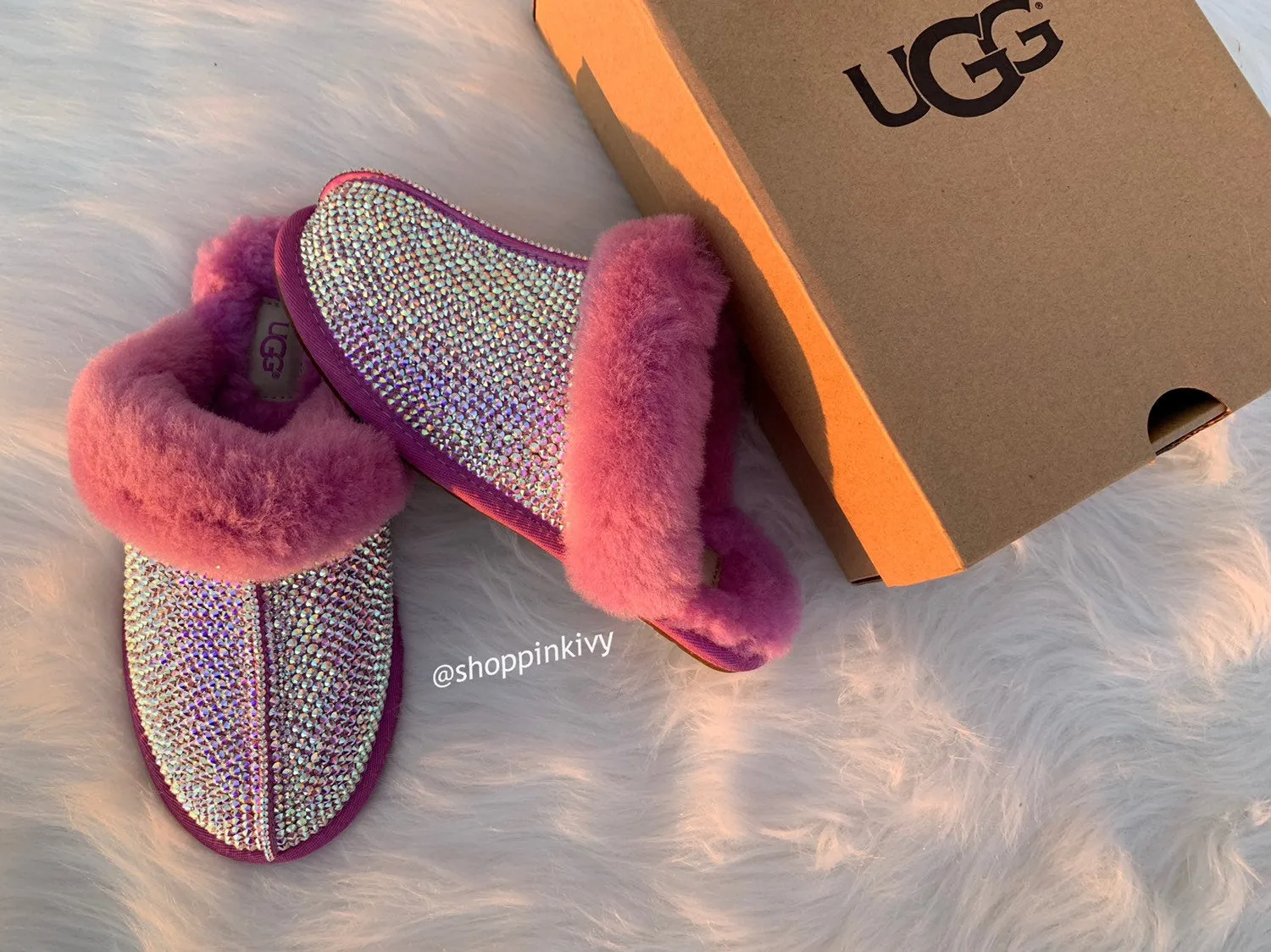 Swarovski Ugg Scuffette Slippers