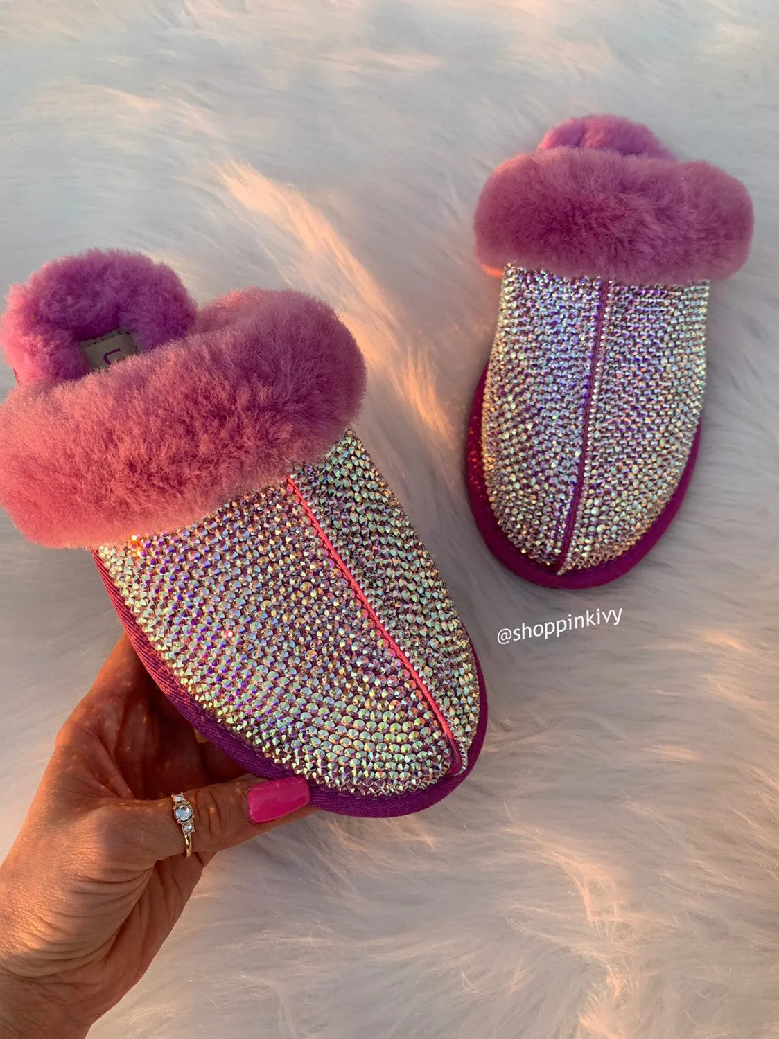 Swarovski Ugg Scuffette Slippers