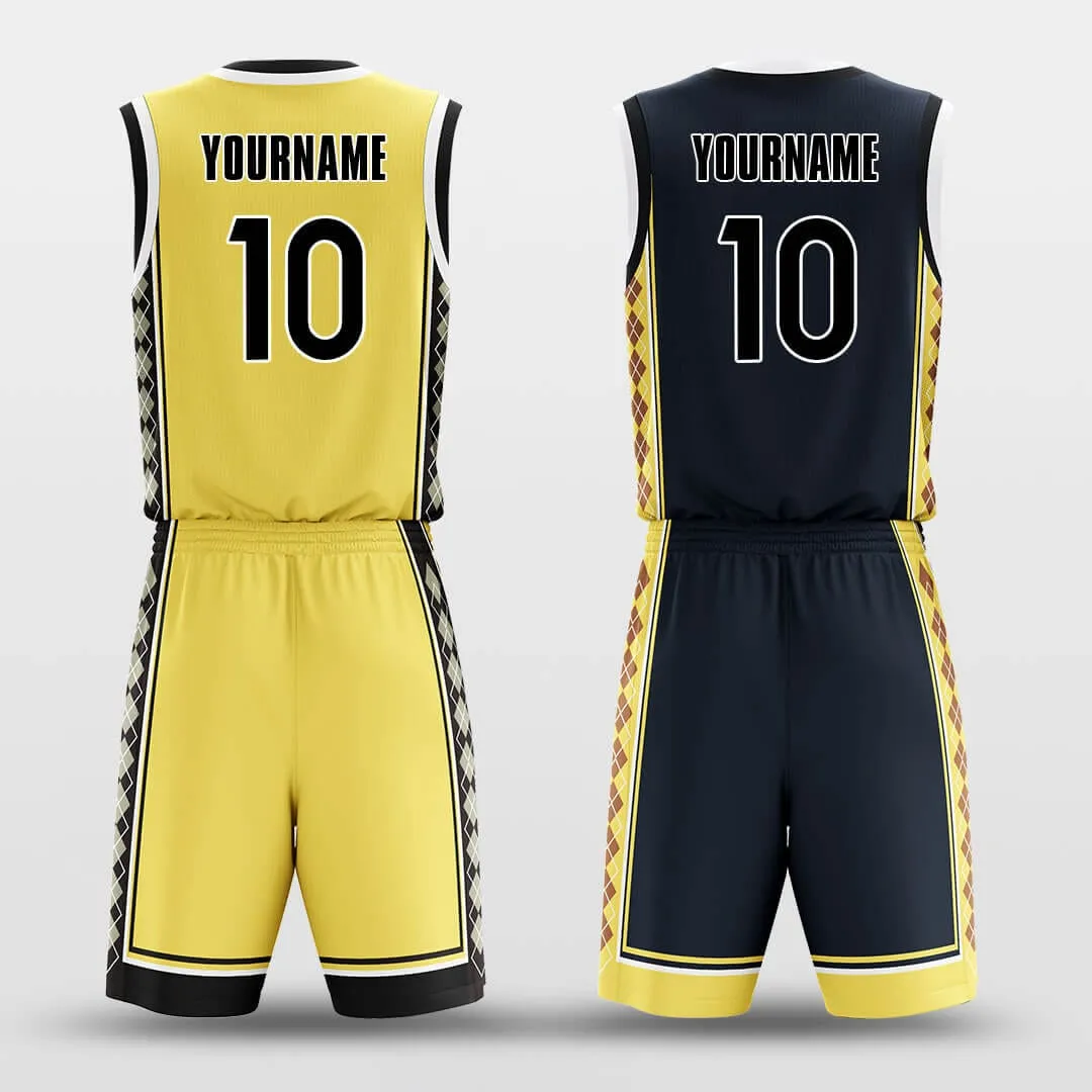 The Square Continues - Custom Reversible Basketball Jersey Set Sublimated BK260103S