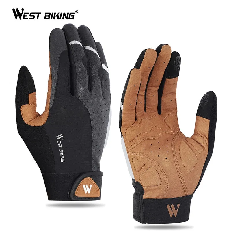 West Biking Anti-Slip Bicycle, Motocross and Motorcycle Gloves