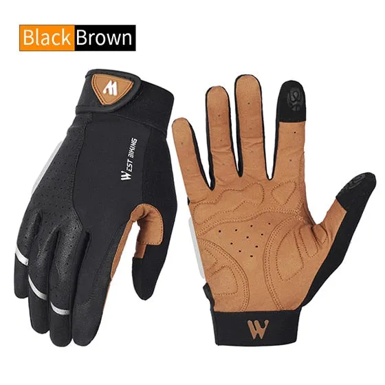 West Biking Anti-Slip Bicycle, Motocross and Motorcycle Gloves