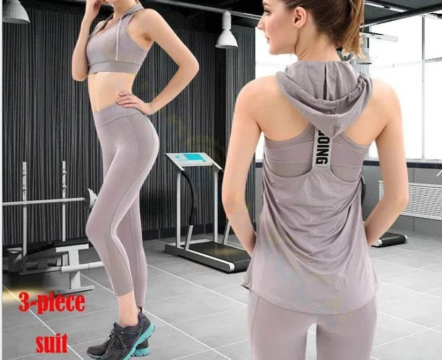 women Gym sports vest Sleeveless shirt