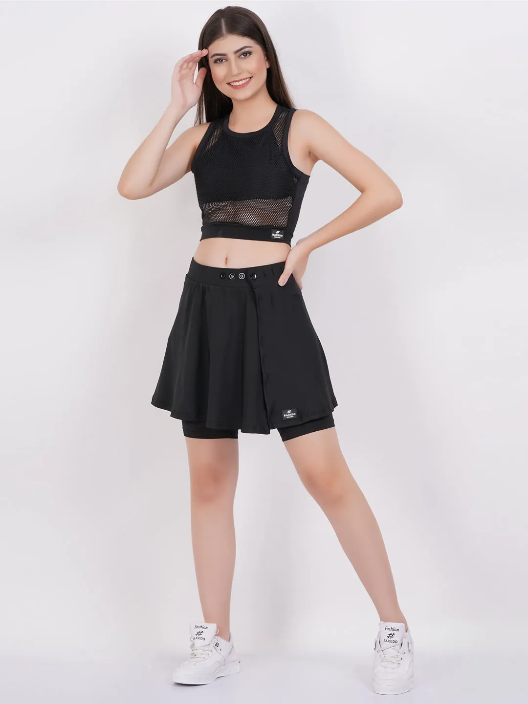 Women Skirt with Tights - Women Skorts